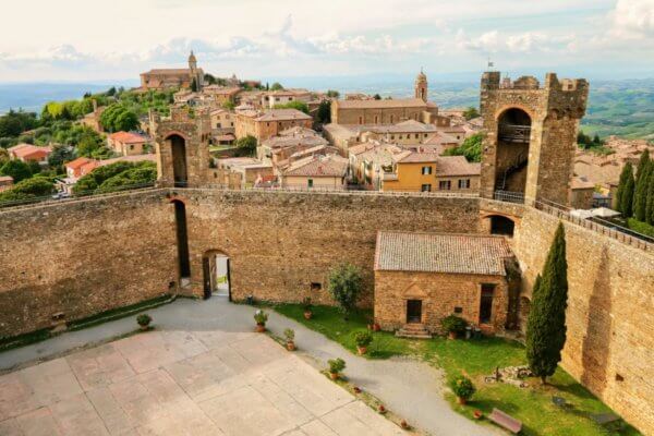 The fortress of Montalcino